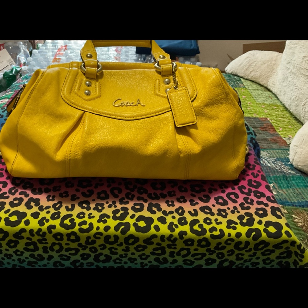 Coach Bright Yellow Ashley
